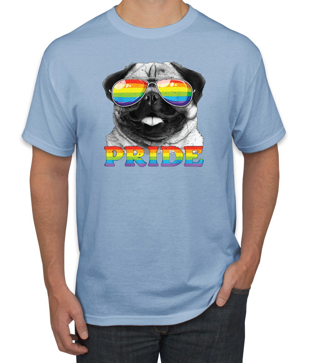 LGBTQ Mops Hundeliebhaber Männer LGBT Pride Grafik Tshirt - Bild 11 von 26