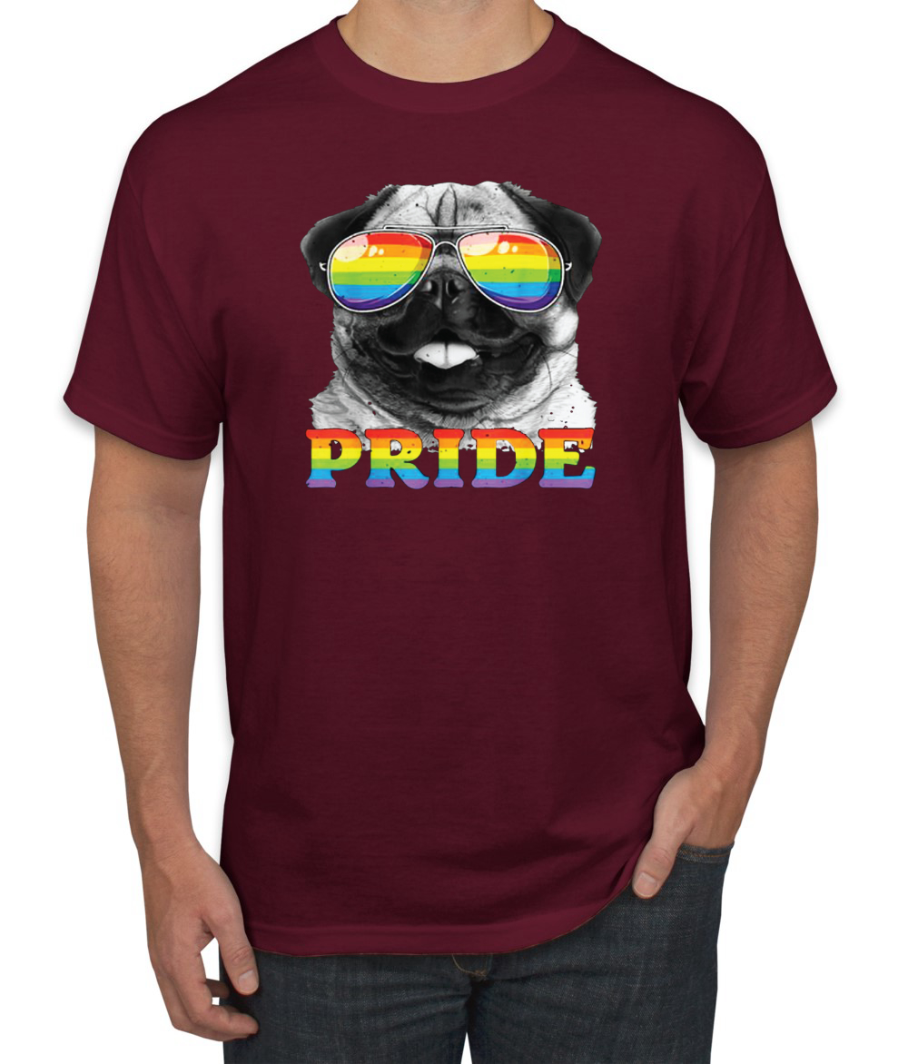 LGBTQ Mops Hundeliebhaber Männer LGBT Pride Grafik Tshirt - Bild 14 von 26