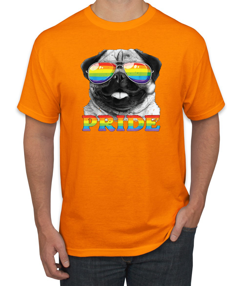 LGBTQ Mops Hundeliebhaber Männer LGBT Pride Grafik Tshirt - Bild 18 von 26