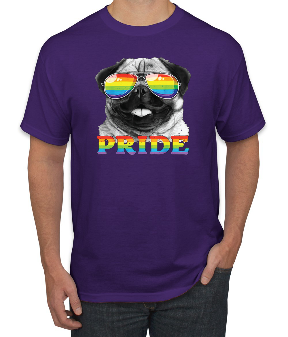 LGBTQ Mops Hundeliebhaber Männer LGBT Pride Grafik Tshirt - Bild 19 von 26