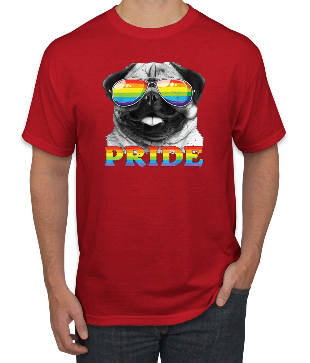LGBTQ Mops Hundeliebhaber Männer LGBT Pride Grafik Tshirt - Bild 20 von 26
