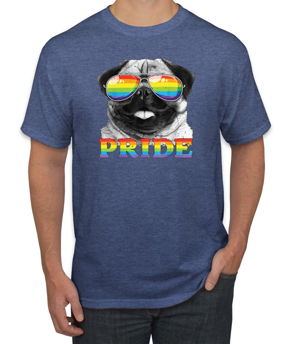 LGBTQ Mops Hundeliebhaber Männer LGBT Pride Grafik Tshirt - Bild 24 von 26