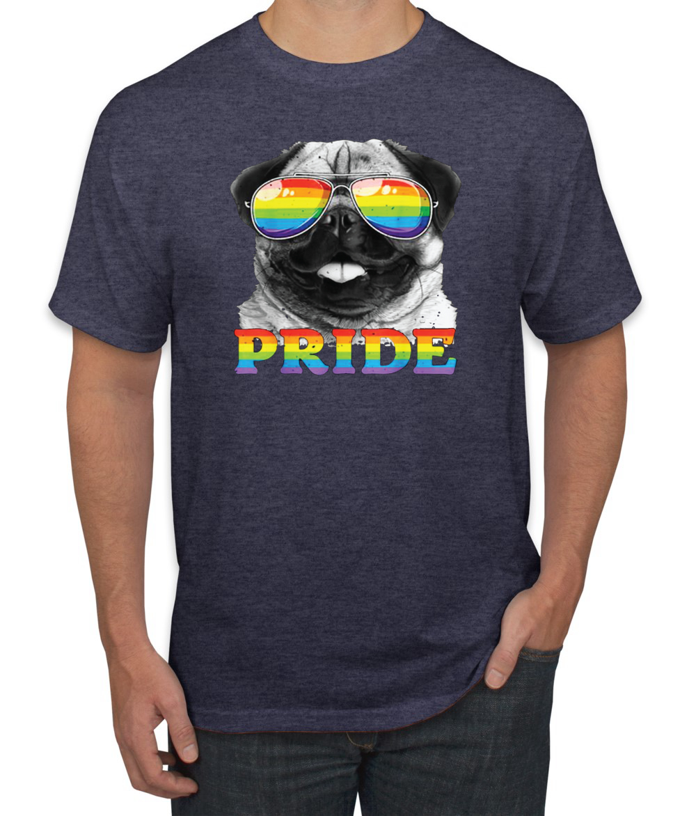 LGBTQ Mops Hundeliebhaber Männer LGBT Pride Grafik Tshirt - Bild 25 von 26