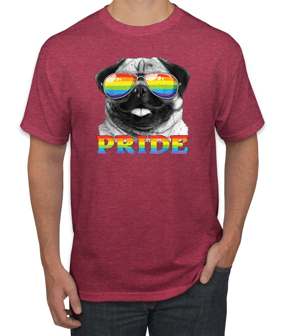 LGBTQ Mops Hundeliebhaber Männer LGBT Pride Grafik Tshirt - Bild 26 von 26