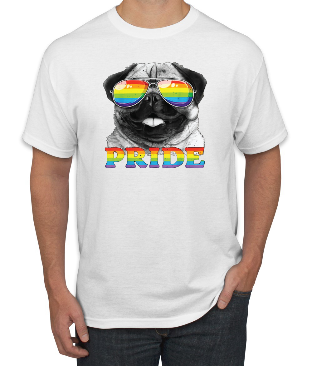 LGBTQ Mops Hundeliebhaber Männer LGBT Pride Grafik Tshirt - Bild 22 von 26