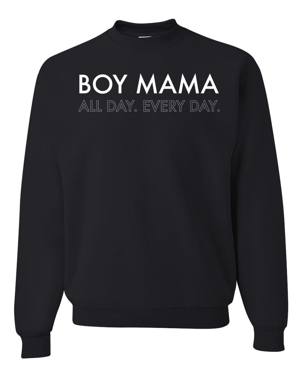 Niño Mamá Todo el Día Todos los Días Mamá Hijo Regalo Unisex Cuello Redondo Gráfico Sudadera - Imagen 3 de 14