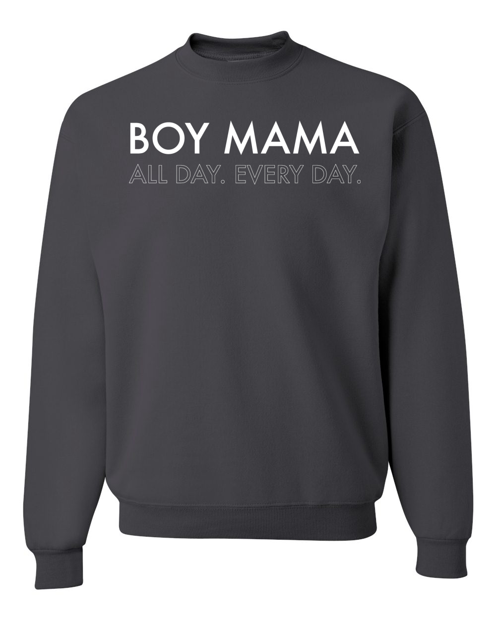 Niño Mamá Todo el Día Todos los Días Mamá Hijo Regalo Unisex Cuello Redondo Gráfico Sudadera - Imagen 4 de 14
