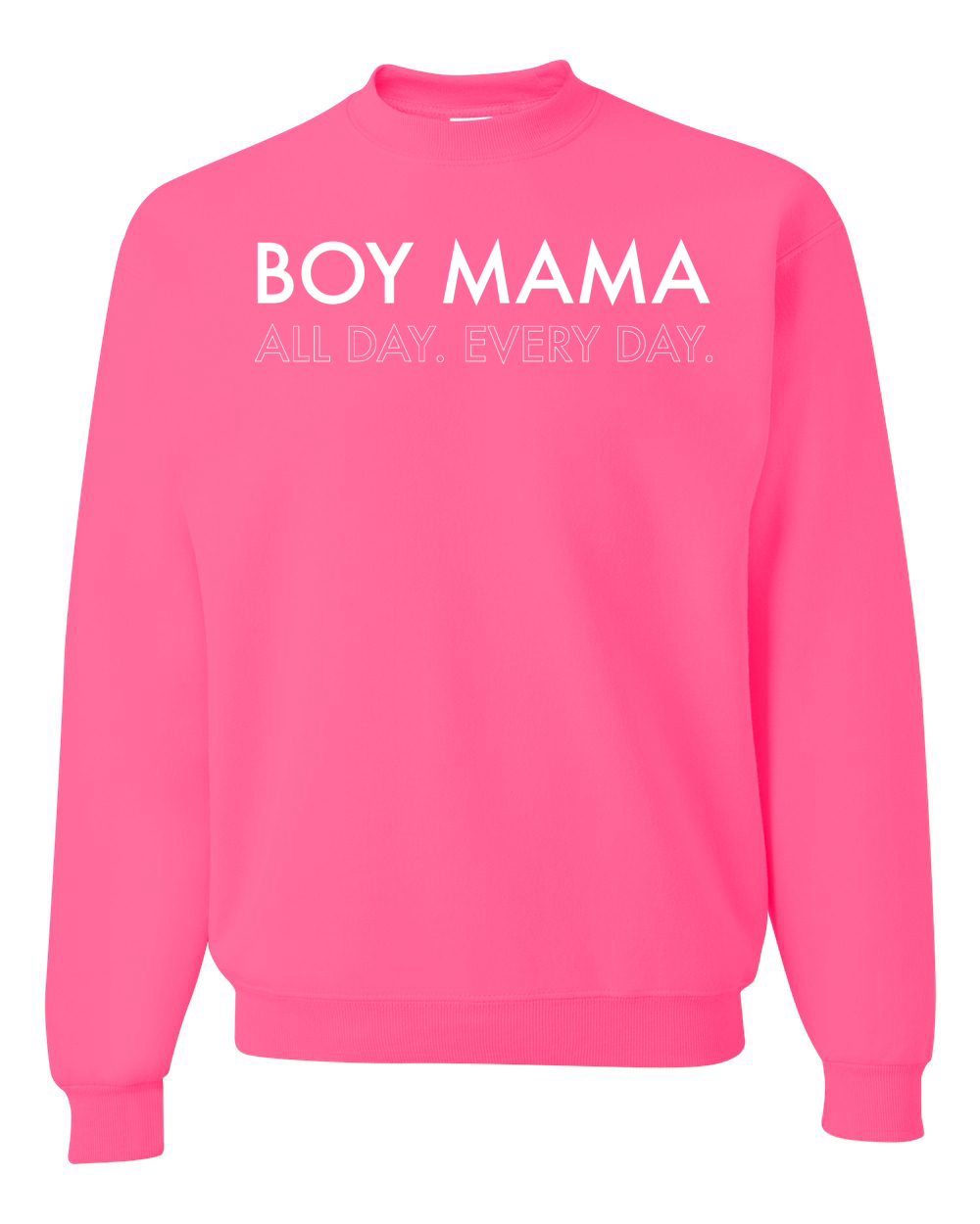 Niño Mamá Todo el Día Todos los Días Mamá Hijo Regalo Unisex Cuello Redondo Gráfico Sudadera - Imagen 9 de 14