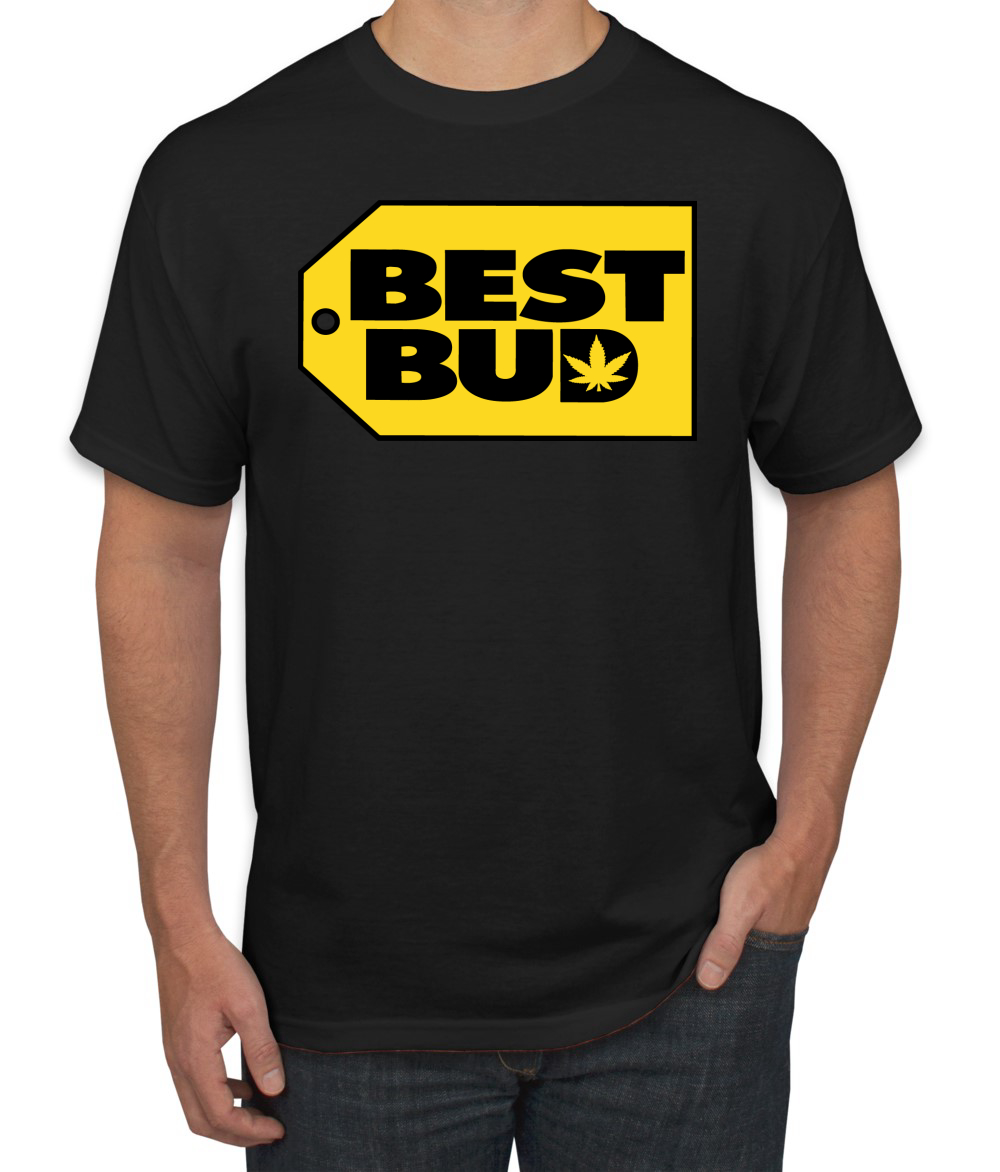 Camiseta gráfica Best Bud Parody marihuana marihuana stoner regalo para hombre - Imagen 3 de 26
