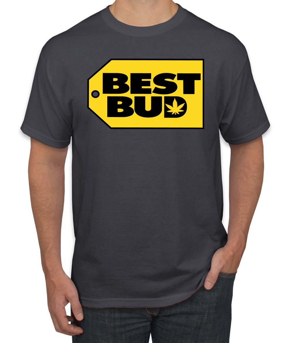 Camiseta gráfica Best Bud Parody marihuana marihuana stoner regalo para hombre - Imagen 4 de 26
