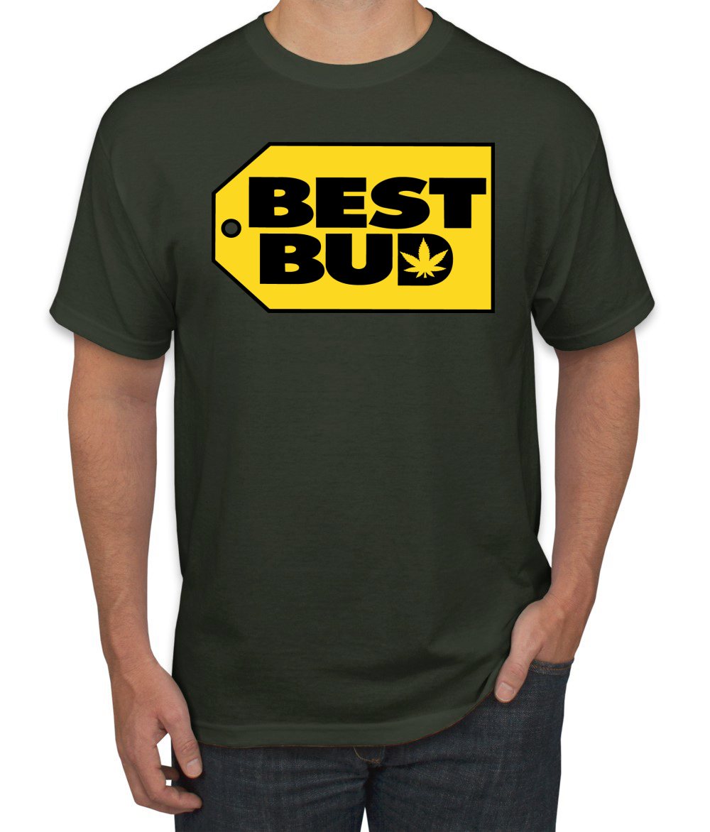 Camiseta gráfica Best Bud Parody marihuana marihuana stoner regalo para hombre - Imagen 5 de 26