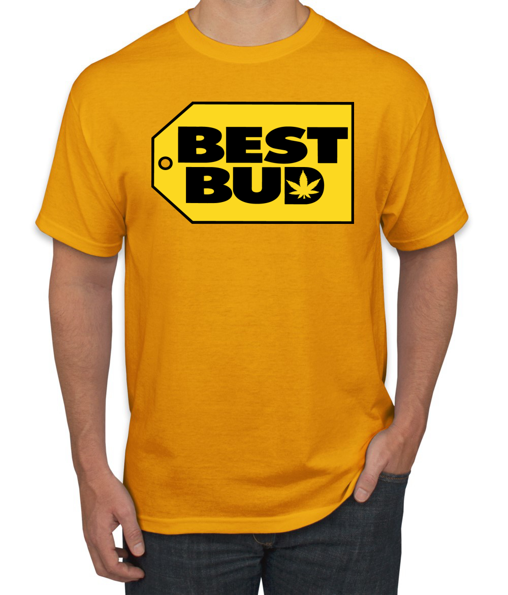 Camiseta gráfica Best Bud Parody marihuana marihuana stoner regalo para hombre - Imagen 7 de 26