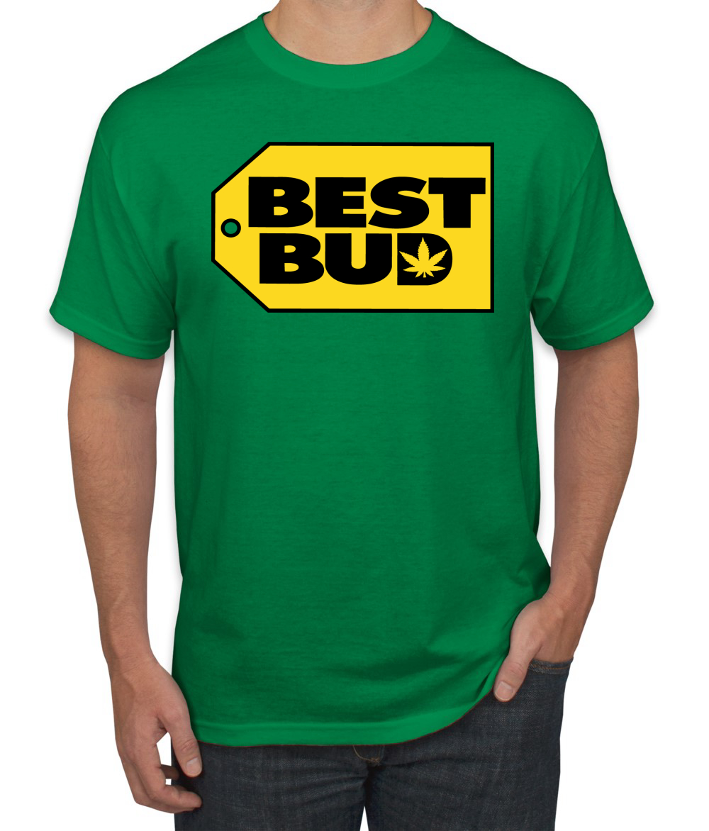 Camiseta gráfica Best Bud Parody marihuana marihuana stoner regalo para hombre - Imagen 10 de 26