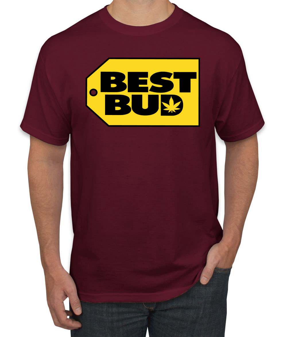 Camiseta gráfica Best Bud Parody marihuana marihuana stoner regalo para hombre - Imagen 14 de 26