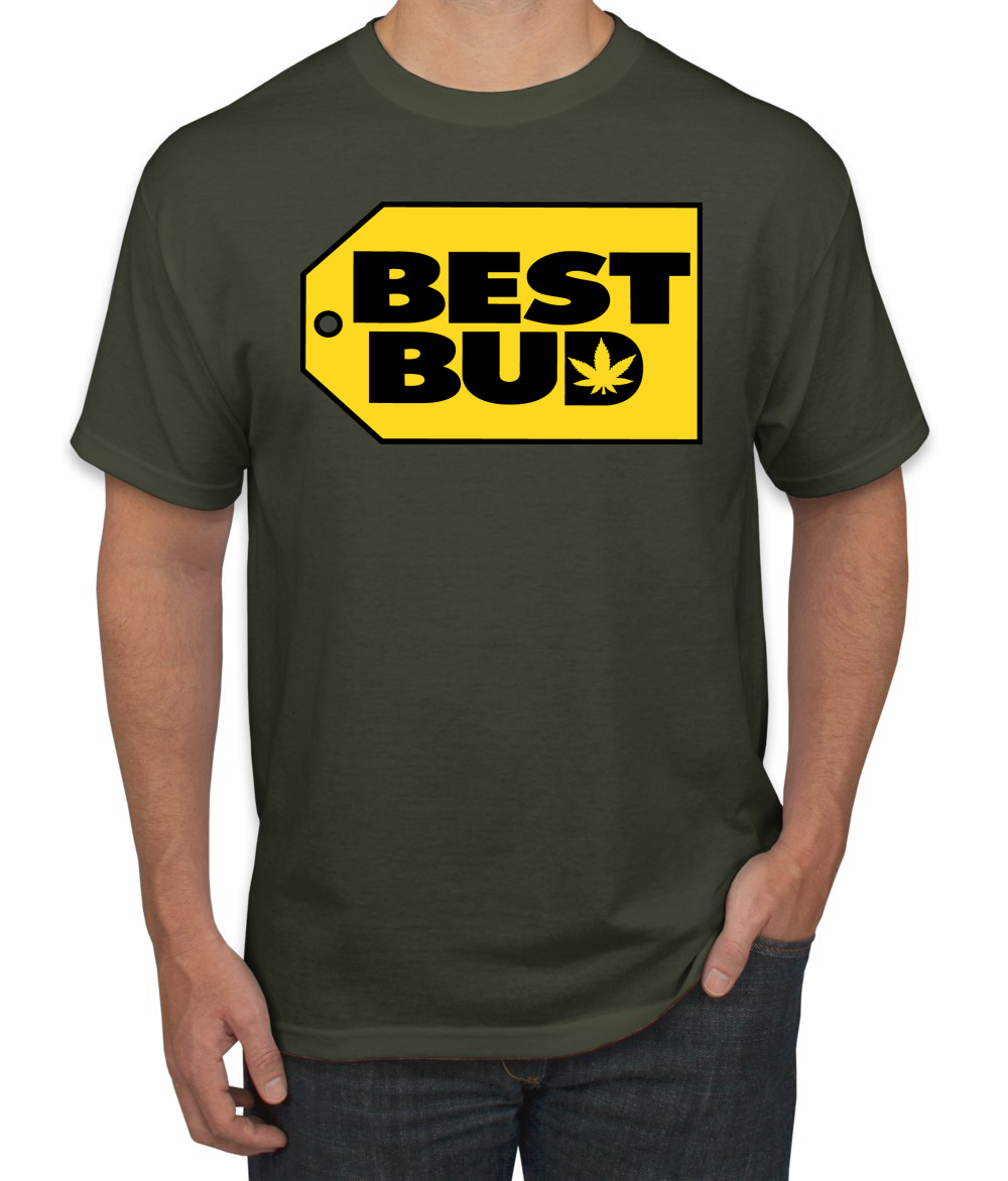 Camiseta gráfica Best Bud Parody marihuana marihuana stoner regalo para hombre - Imagen 15 de 26