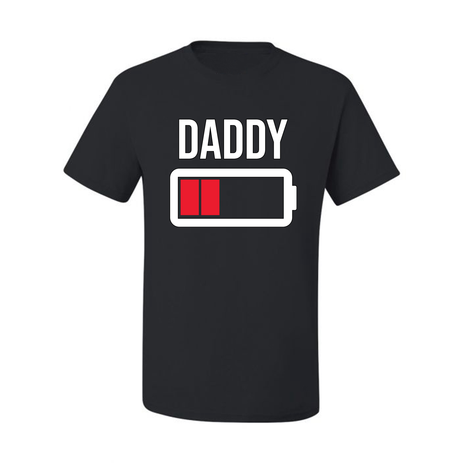 Daddy Mommy Brother Sister Baby Battery Matching Family Men Graphic Tshirt - Picture 3 of 12