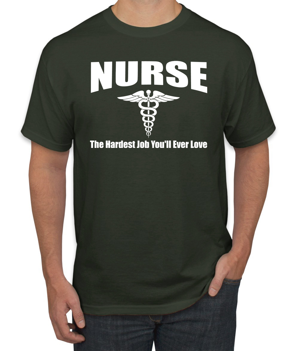 Camiseta para hombre Nurse the Hardest Job Youll Ever Love - Imagen 15 de 24
