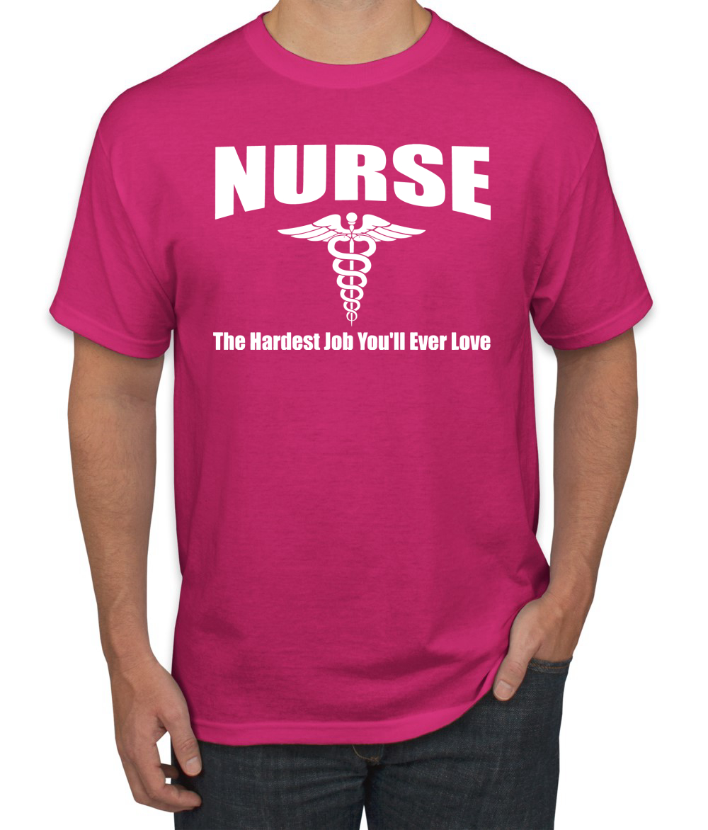Camiseta para hombre Nurse the Hardest Job Youll Ever Love - Imagen 20 de 24