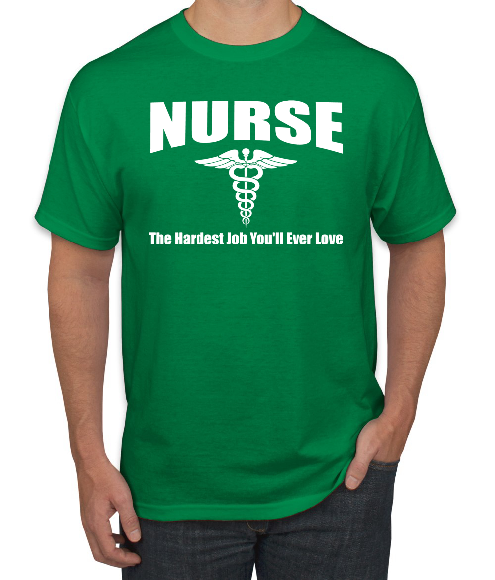 Camiseta para hombre Nurse the Hardest Job Youll Ever Love - Imagen 8 de 24