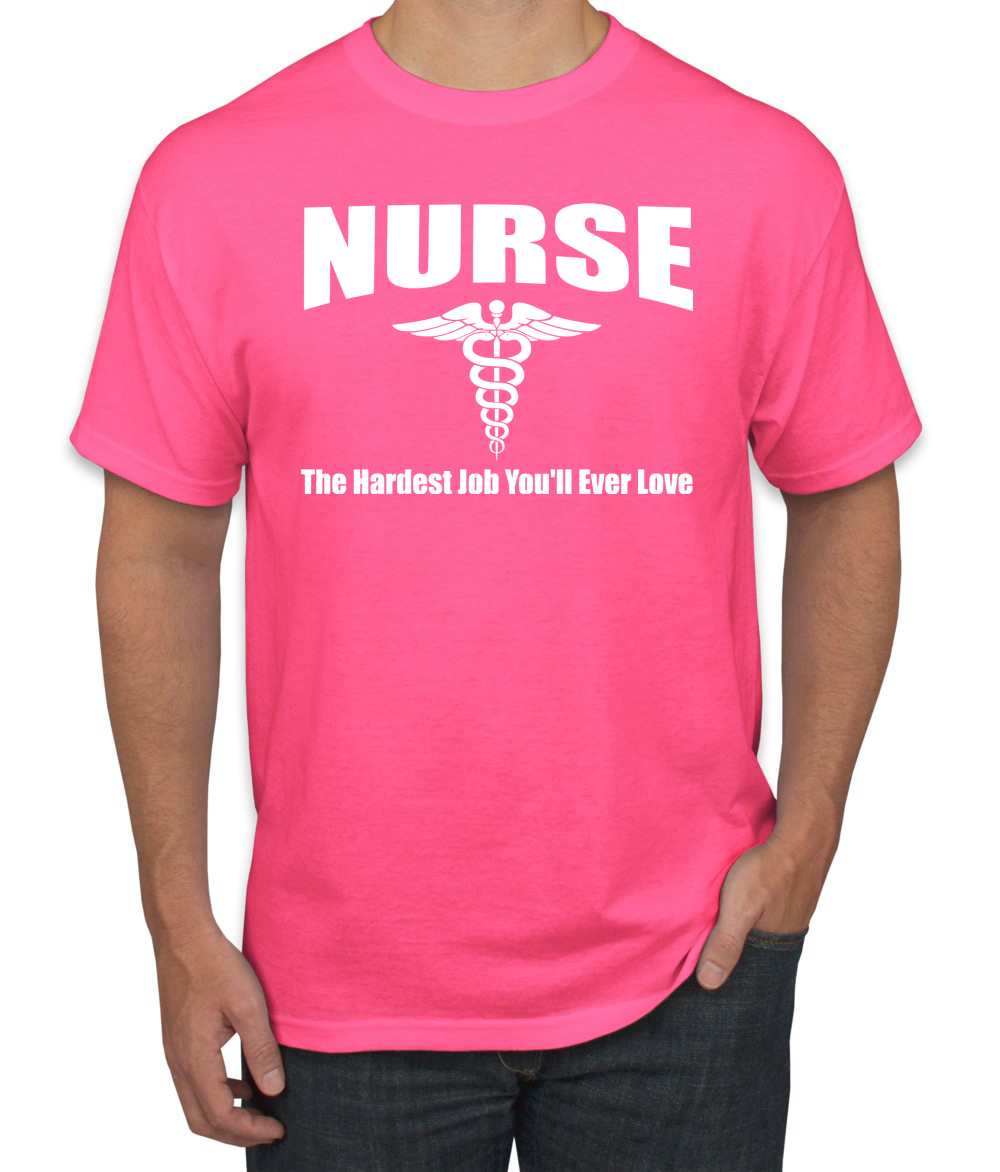 Camiseta para hombre Nurse the Hardest Job Youll Ever Love - Imagen 21 de 24