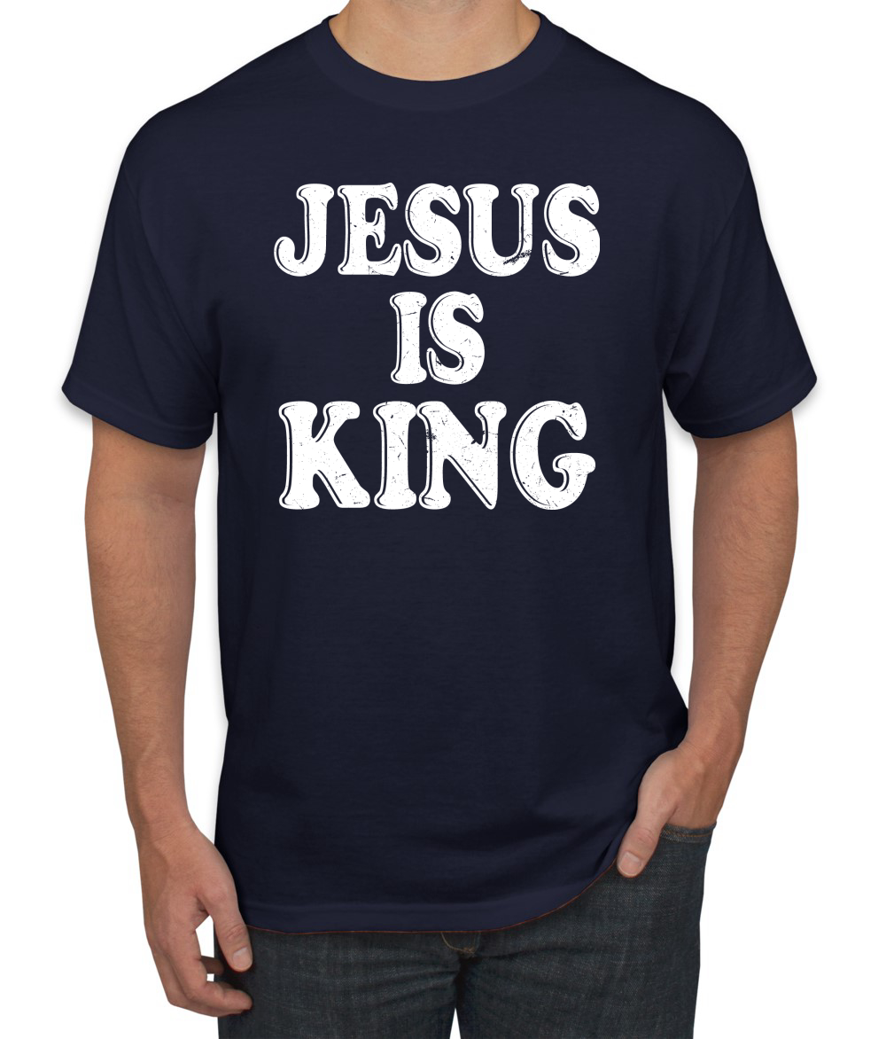 Camiseta Jesus Is King Biblia Escritura para hombre - Imagen 14 de 24