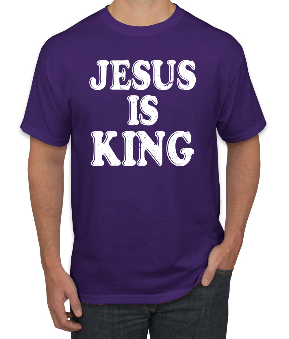 Camiseta Jesus Is King Biblia Escritura para hombre - Imagen 18 de 24