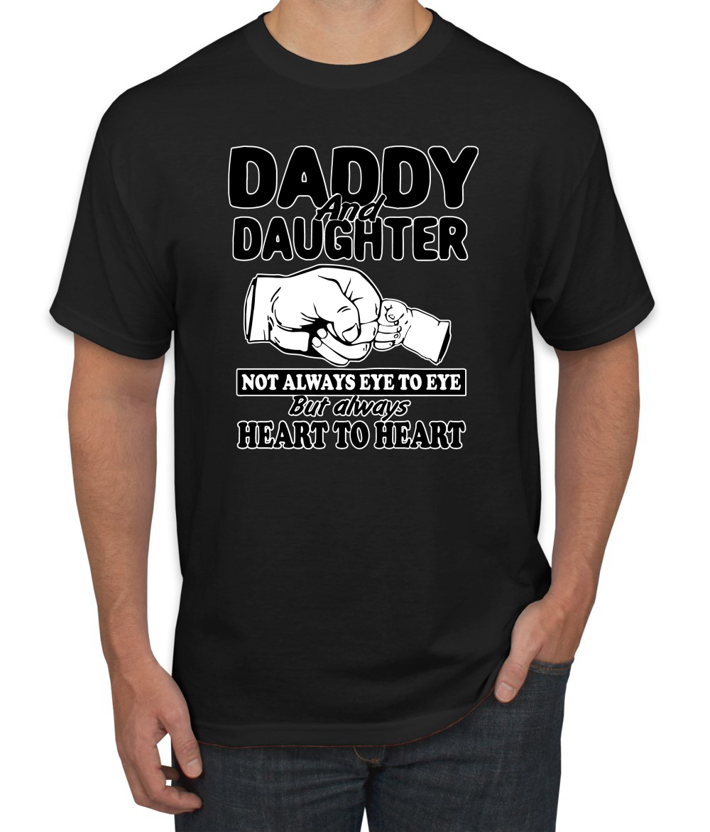 T-shirt uomo festa del papà papà e figlia sempre cuore a cuore - Foto 3 di 25