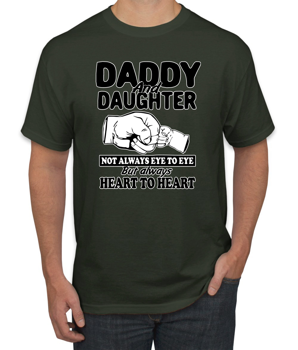 T-shirt uomo festa del papà papà e figlia sempre cuore a cuore - Foto 5 di 25