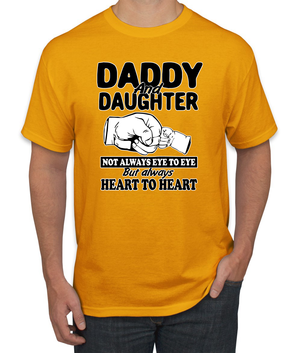 T-shirt uomo festa del papà papà e figlia sempre cuore a cuore - Foto 7 di 25