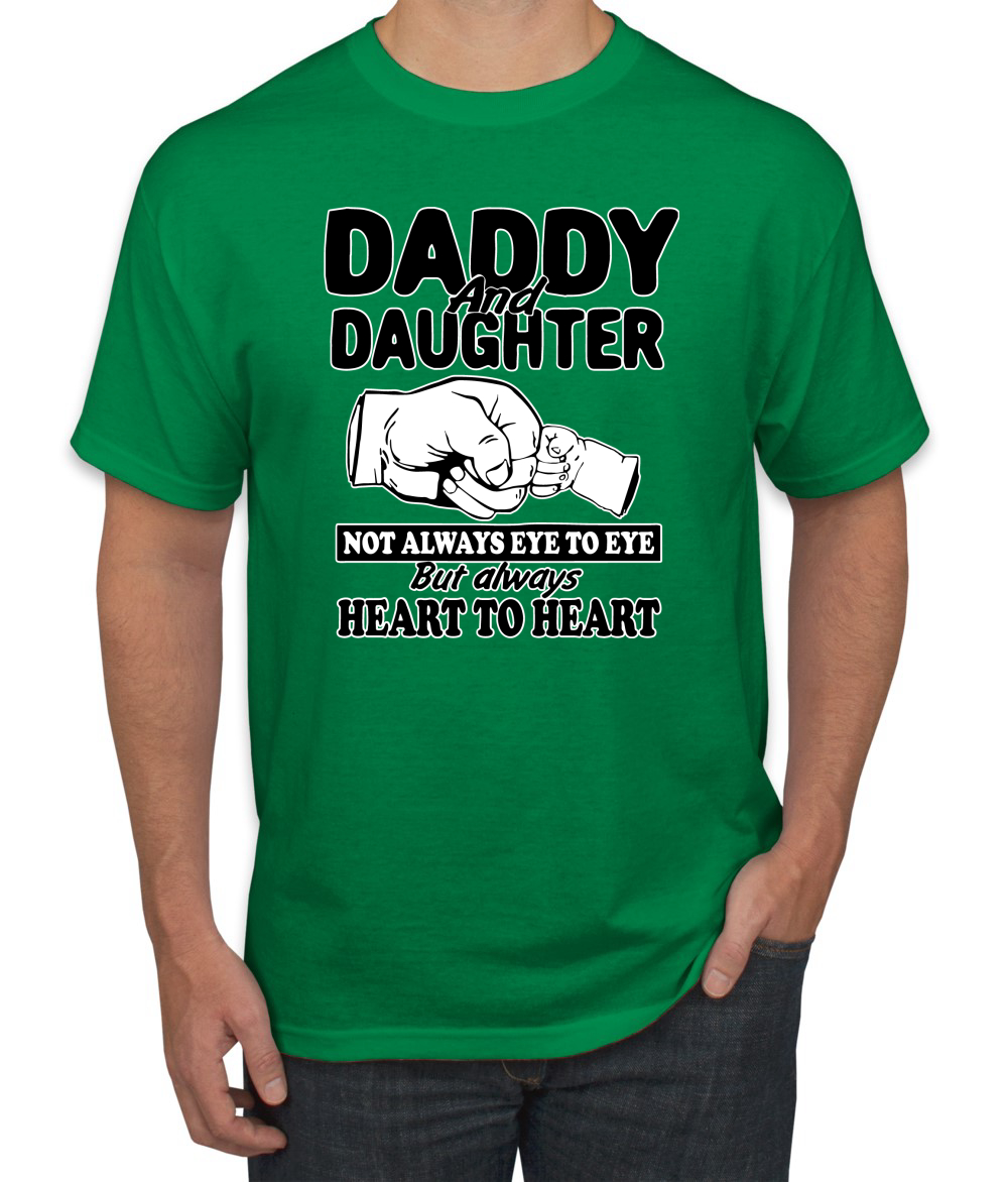 T-shirt uomo festa del papà papà e figlia sempre cuore a cuore - Foto 10 di 25