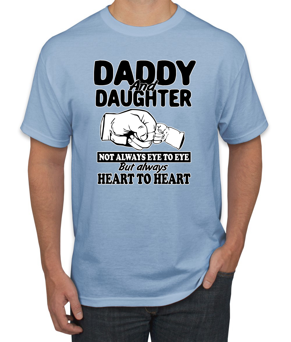 T-shirt uomo festa del papà papà e figlia sempre cuore a cuore - Foto 11 di 25