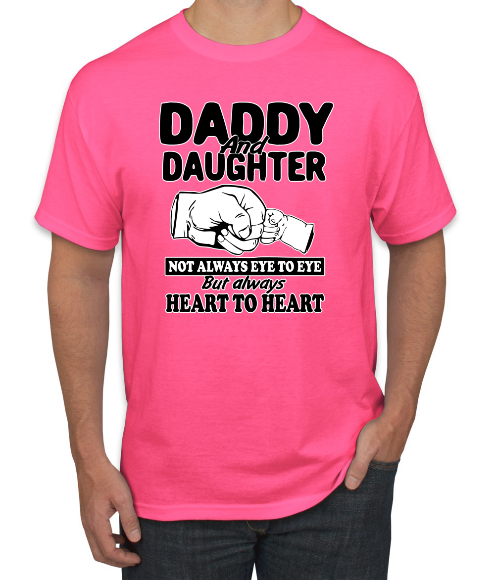 T-shirt uomo festa del papà papà e figlia sempre cuore a cuore - Foto 17 di 25