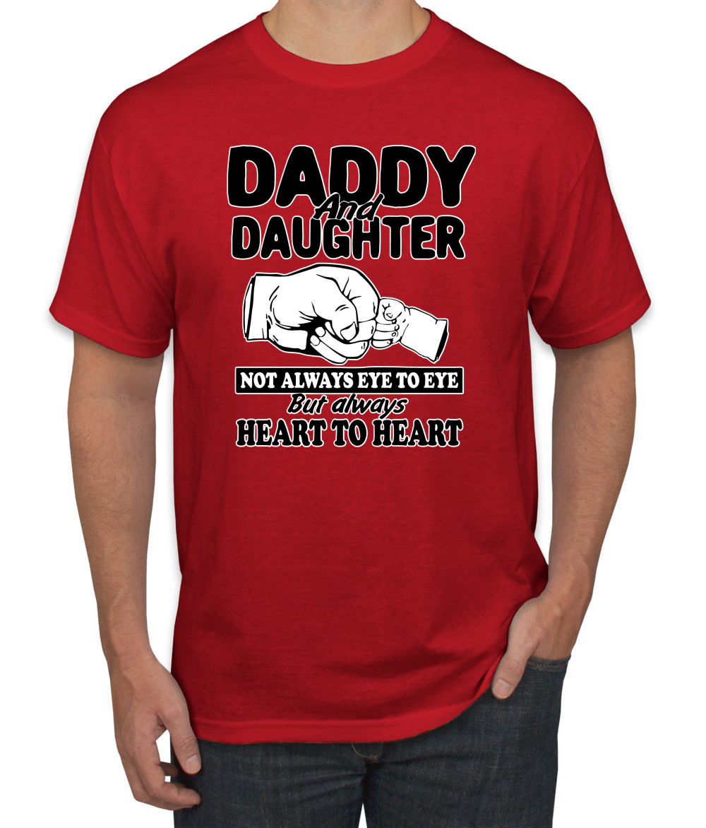 T-shirt uomo festa del papà papà e figlia sempre cuore a cuore - Foto 20 di 25
