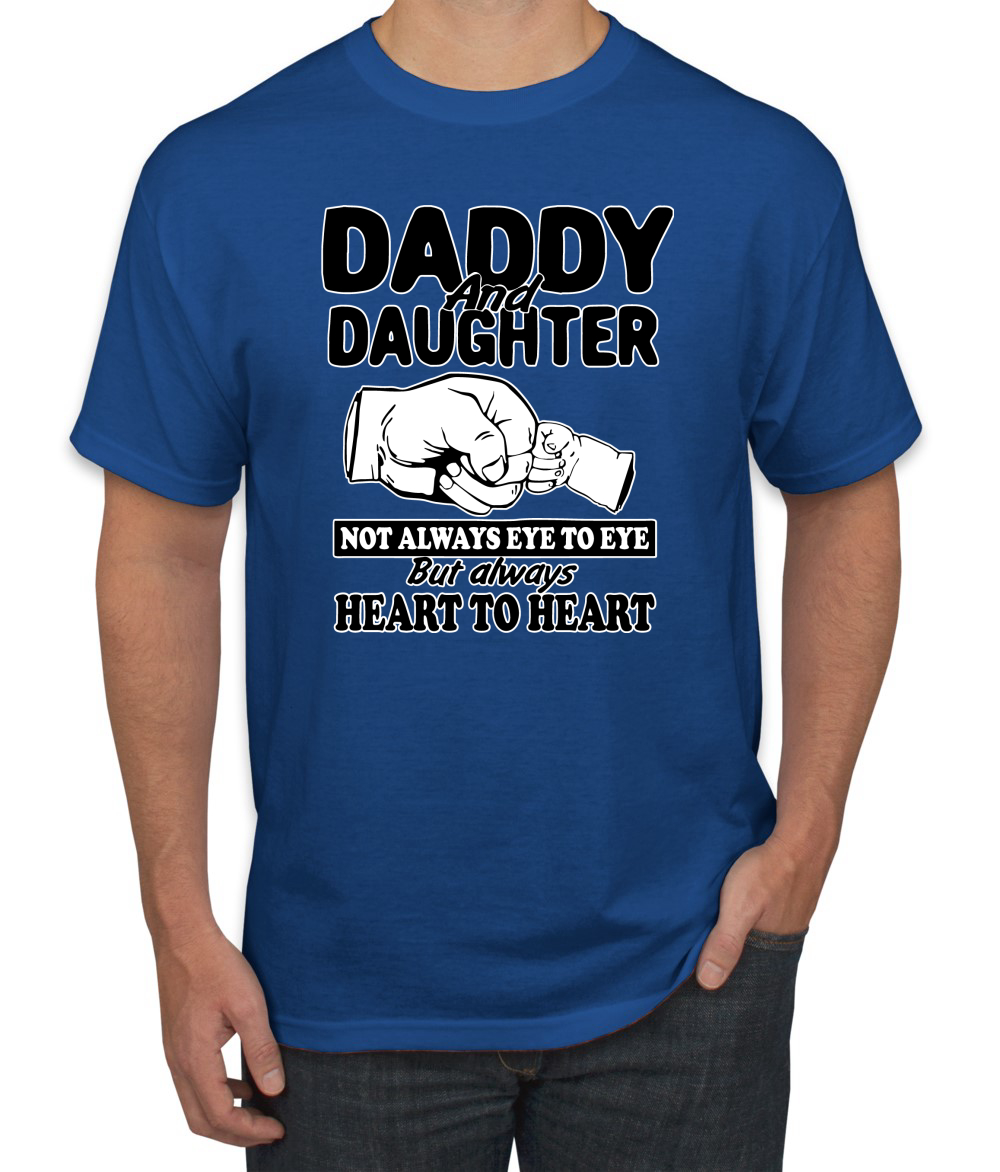 T-shirt uomo festa del papà papà e figlia sempre cuore a cuore - Foto 21 di 25