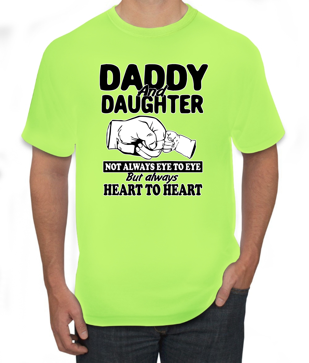 T-shirt uomo festa del papà papà e figlia sempre cuore a cuore - Foto 22 di 25