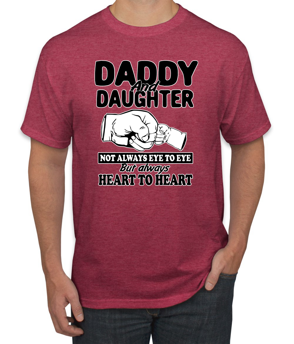 T-shirt uomo festa del papà papà e figlia sempre cuore a cuore - Foto 25 di 25