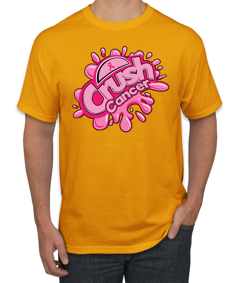 Camiseta Crush Cancer Drink Parodia Cáncer de mama para hombre - Imagen 7 de 25