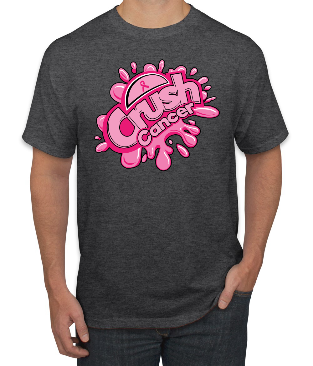 Camiseta Crush Cancer Drink Parodia Cáncer de mama para hombre - Imagen 8 de 25