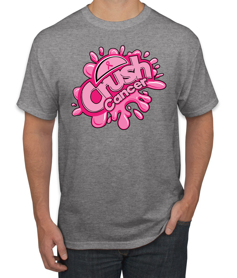 Camiseta Crush Cancer Drink Parodia Cáncer de mama para hombre - Imagen 9 de 25