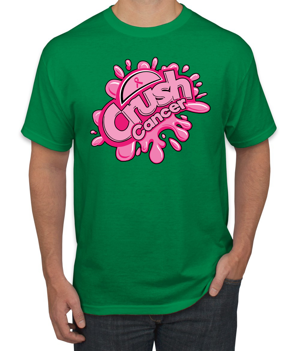 Camiseta Crush Cancer Drink Parodia Cáncer de mama para hombre - Imagen 10 de 25