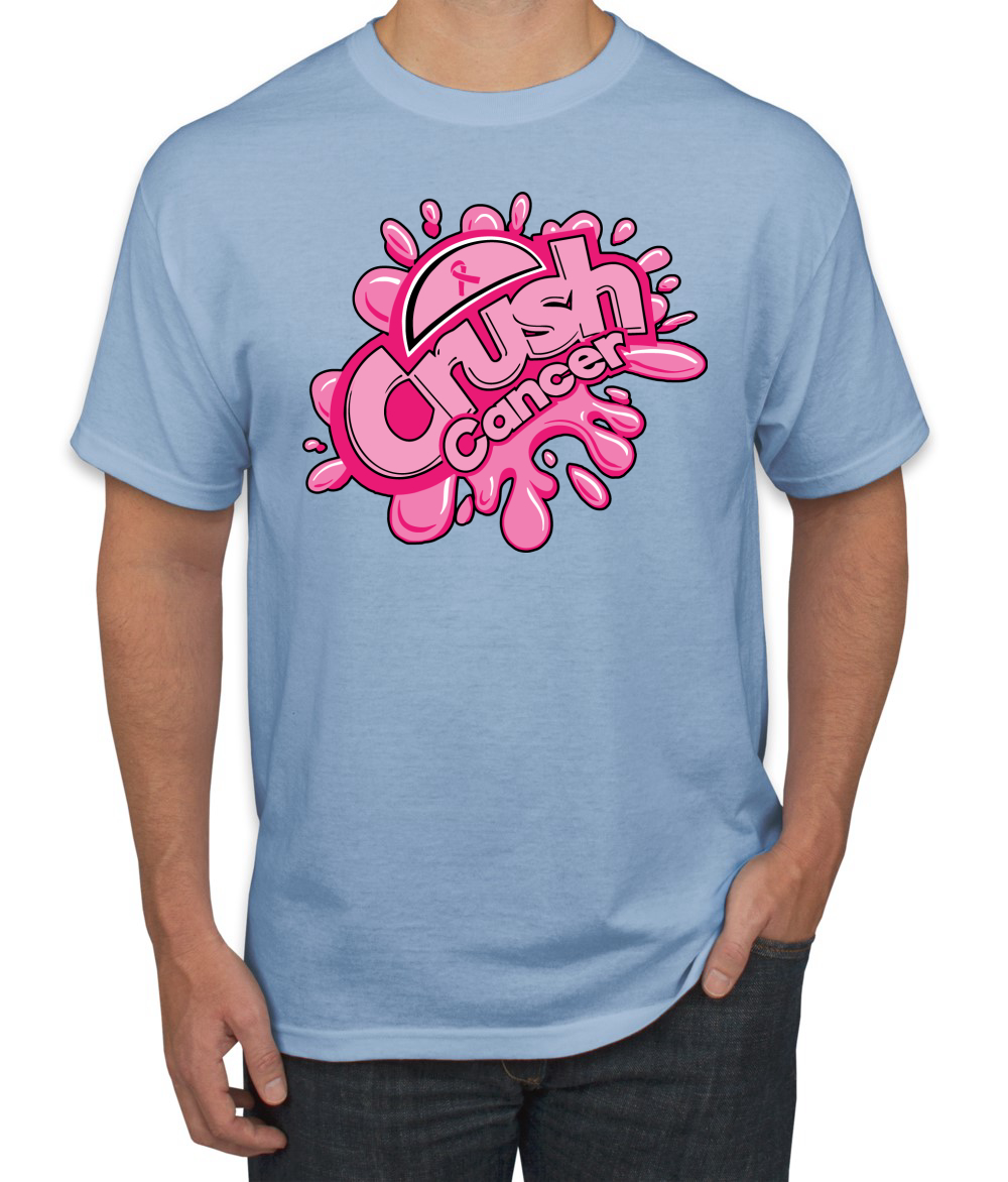 Camiseta Crush Cancer Drink Parodia Cáncer de mama para hombre - Imagen 11 de 25