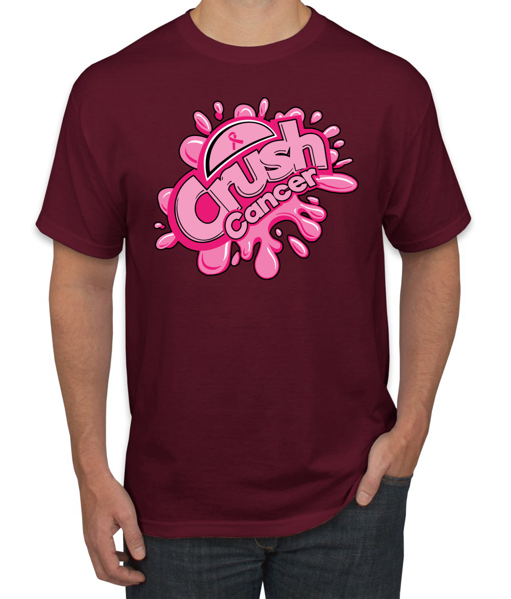 Camiseta Crush Cancer Drink Parodia Cáncer de mama para hombre - Imagen 14 de 25