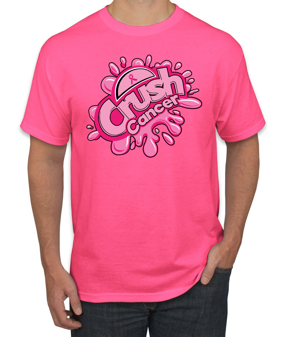 Camiseta Crush Cancer Drink Parodia Cáncer de mama para hombre - Imagen 17 de 25