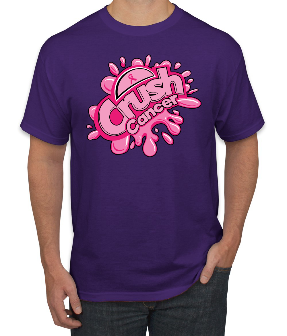 Camiseta Crush Cancer Drink Parodia Cáncer de mama para hombre - Imagen 19 de 25