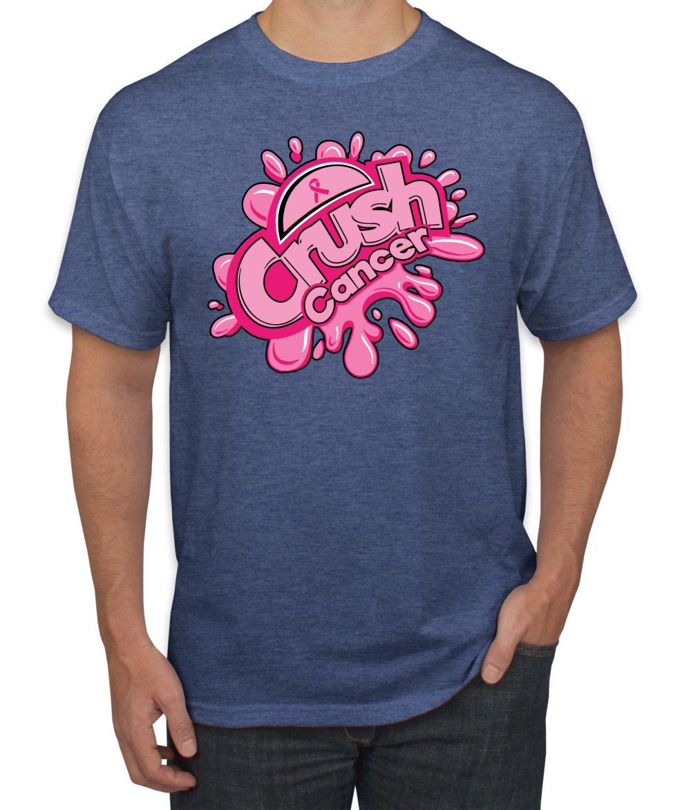 Camiseta Crush Cancer Drink Parodia Cáncer de mama para hombre - Imagen 22 de 25