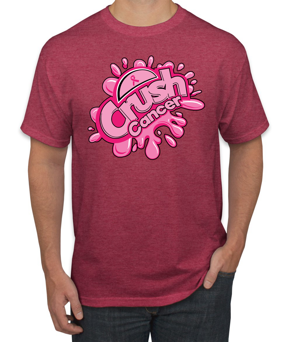 Camiseta Crush Cancer Drink Parodia Cáncer de mama para hombre - Imagen 24 de 25