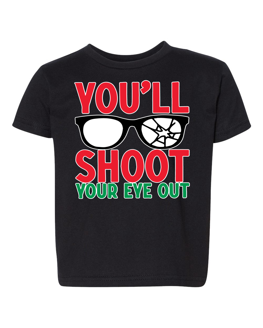 Grafik-T-Shirt You'll Shoot Your Eye Out Weihnachten Kleinkind Crew - Bild 5 von 6