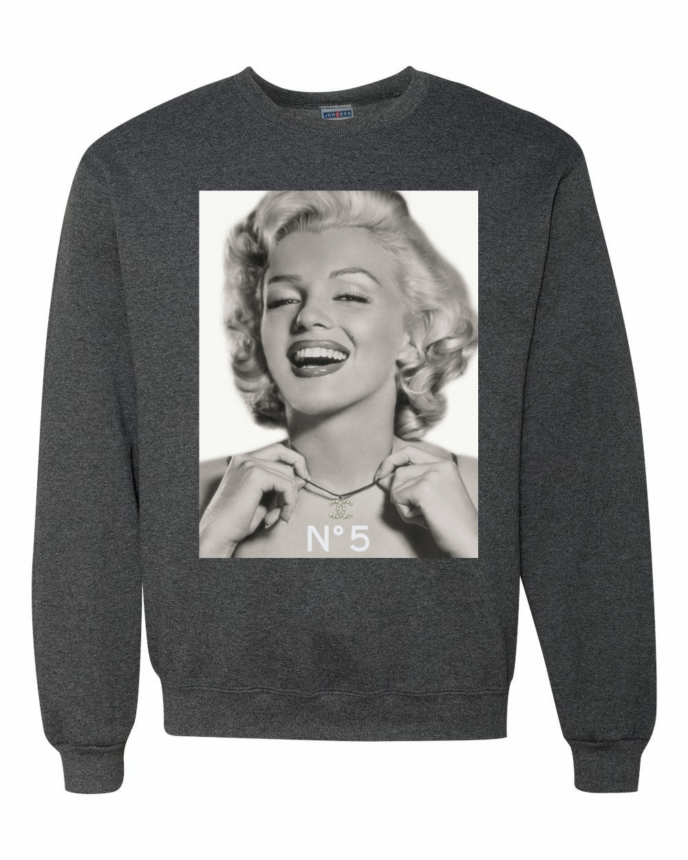 Sudadera Marilyn Monroe N5 Unisex Cuello Redondo - Imagen 7 de 21