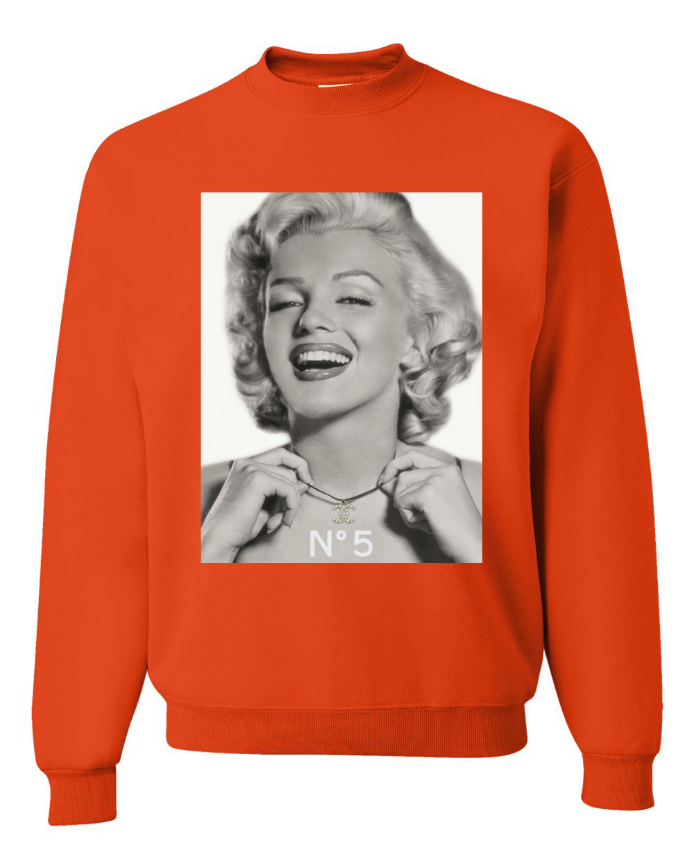 Sudadera Marilyn Monroe N5 Unisex Cuello Redondo - Imagen 14 de 21