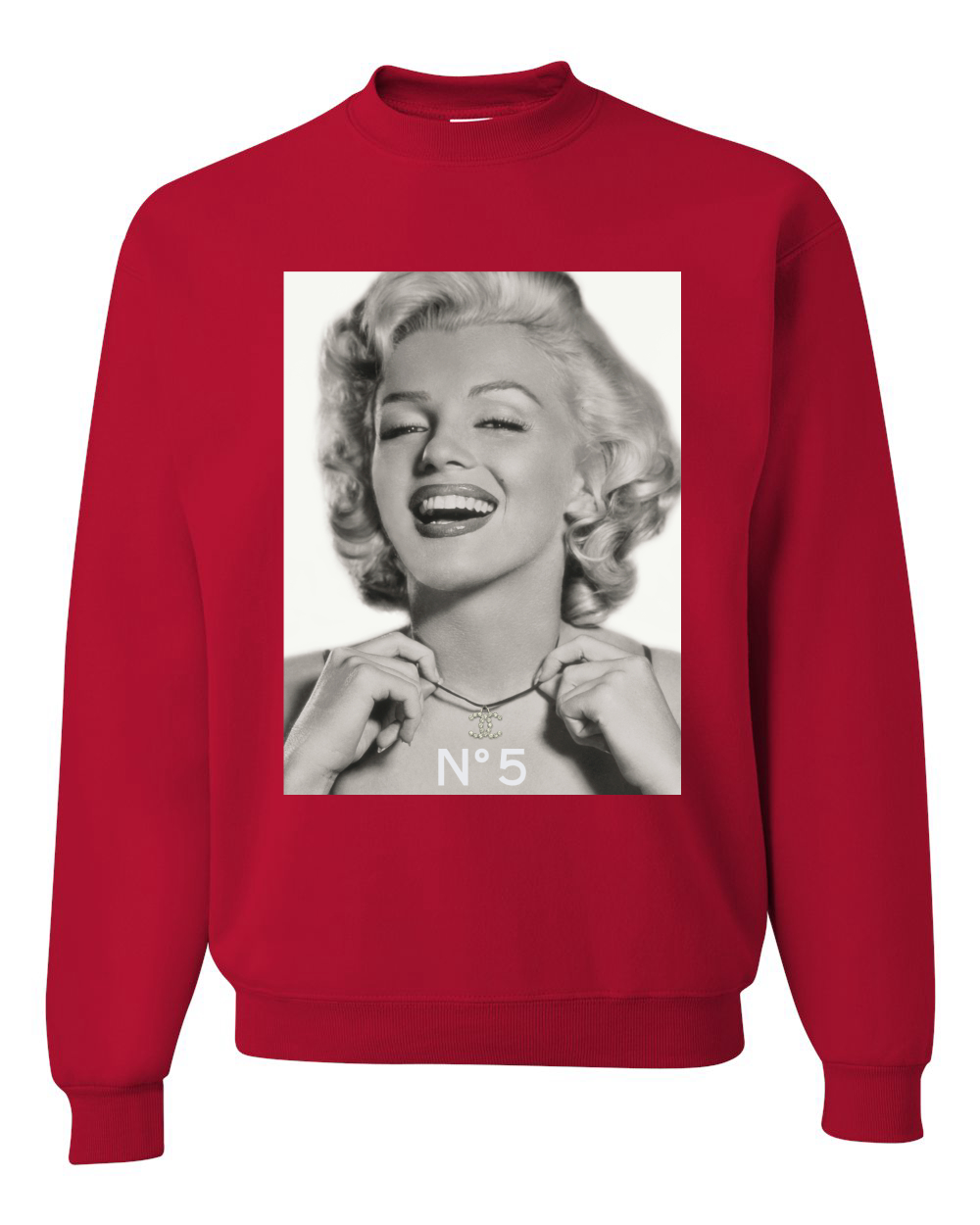 Sudadera Marilyn Monroe N5 Unisex Cuello Redondo - Imagen 16 de 21